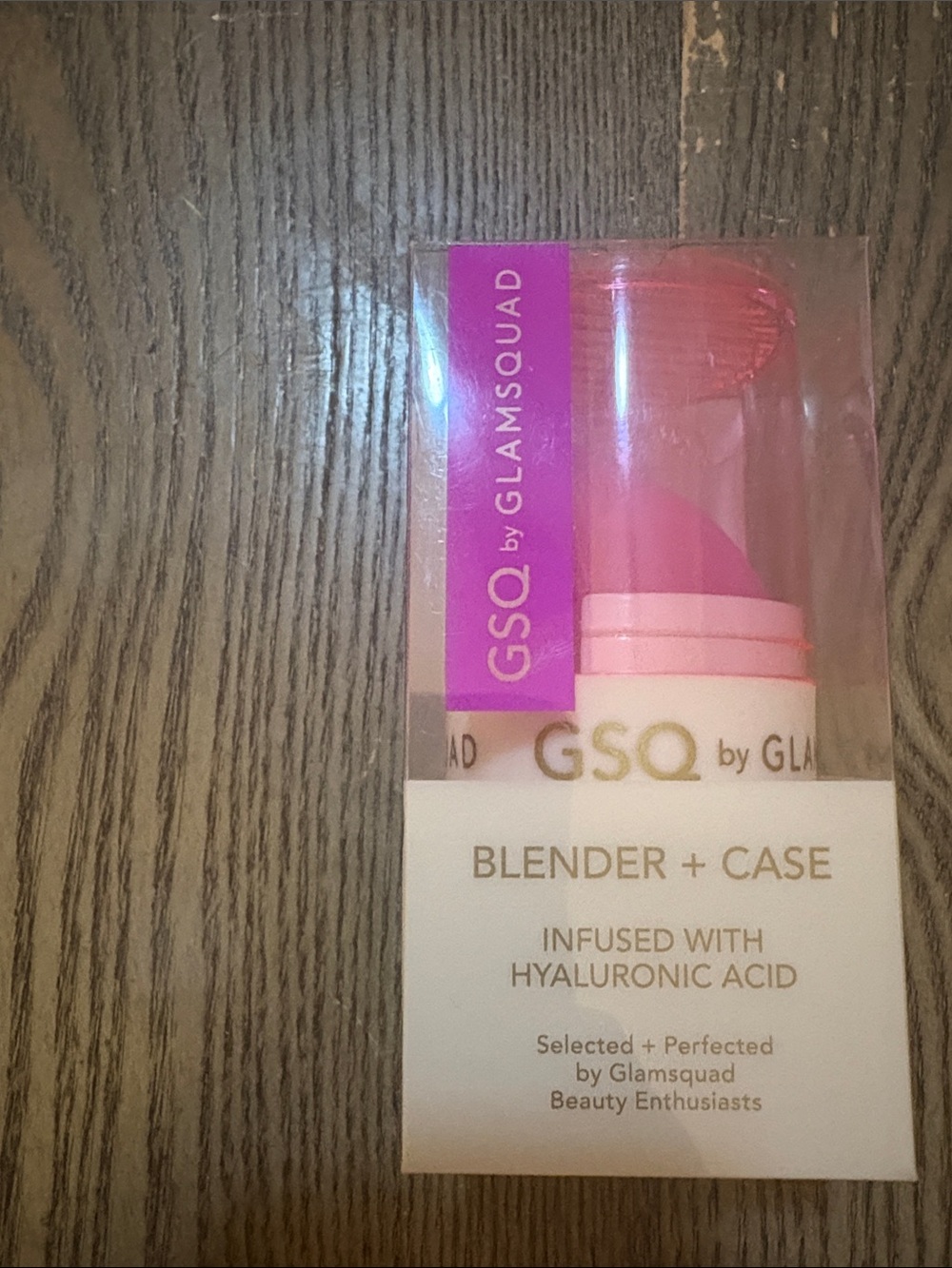 Pink Makeup Blender with Travel Case
